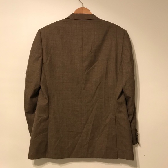 Pal Zileri Italian Made Brown Wool Tweed Suit Set - Picture 4 of 16